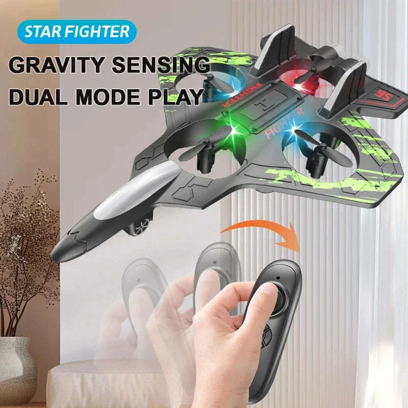 2.4G Remote Control Fighter Foam Glider with LED Lights - Image 4