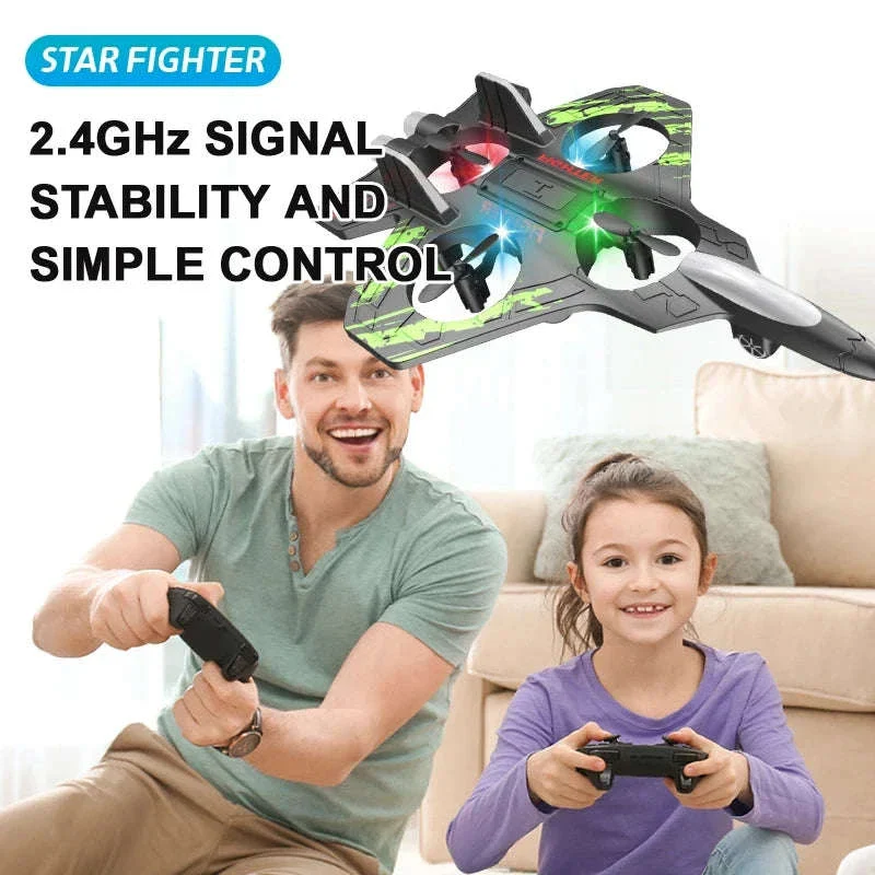 2.4G Remote Control Fighter Foam Glider with LED Lights - Image 5