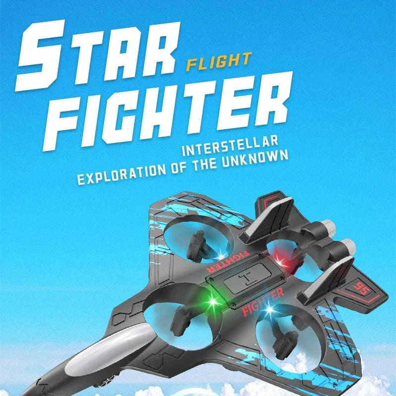 2.4G Remote Control Fighter Foam Glider with LED Lights - Image 7