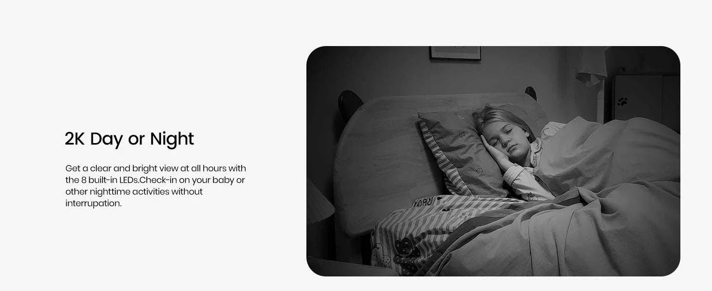 AOSU 3MP Indoor Baby Monitor Camera with 2-Way Audio - Image 12