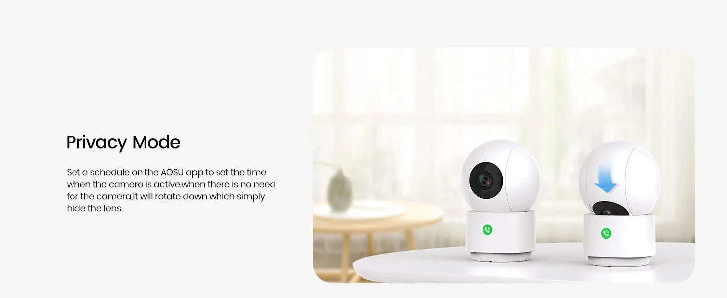 AOSU 3MP Indoor Baby Monitor Camera with 2-Way Audio - Image 17