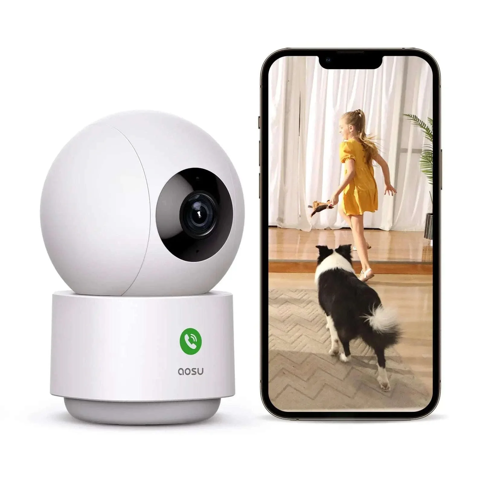 3MP Solar Security Camera and Baby Monitor with Two-Way Audio - Image 4