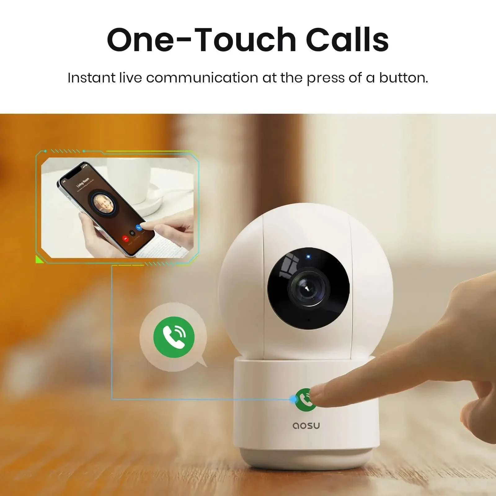 3MP Solar Security Camera and Baby Monitor with Two-Way Audio - Image 5