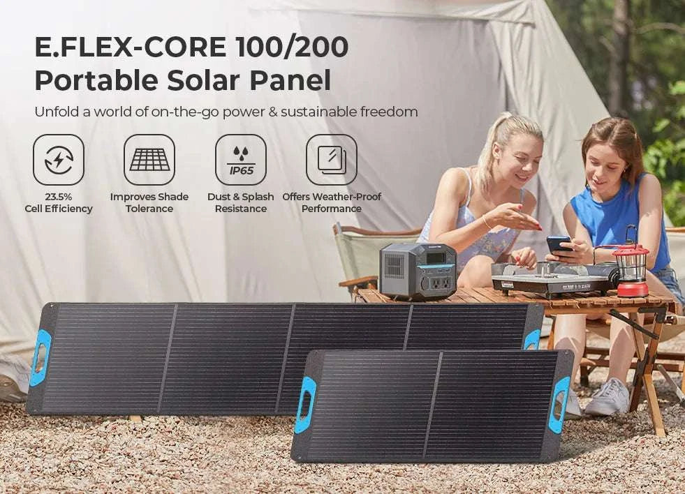 200W Portable Solar Panel Foldable IP65 Charger for RV & Camping - Image 6