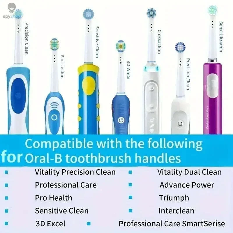 Replacement Toothbrush Heads for Oral-B Braun, Gentle Clean - Image 7