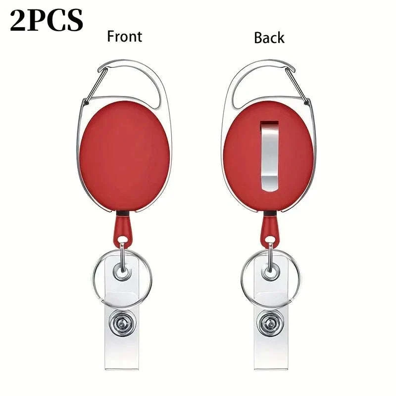 Retractable Badge Reel Holder with Metal Design for Daily Access - Image 11