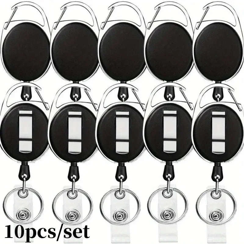 Retractable Badge Reel Holder with Metal Design for Daily Access - Image 12