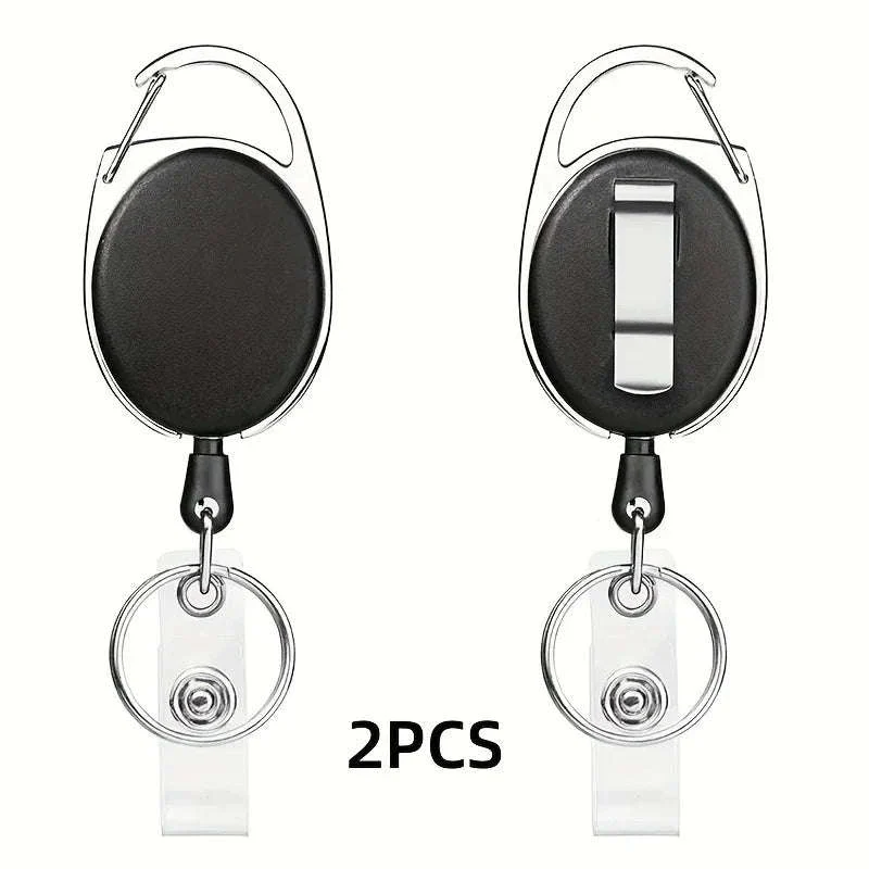 Retractable Badge Reel Holder with Metal Design for Daily Access - Image 16