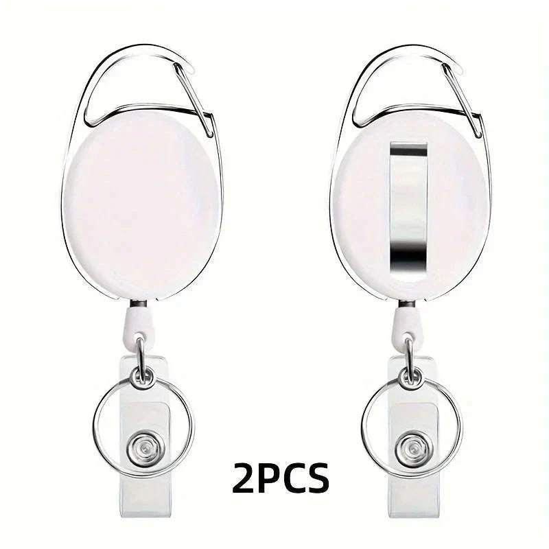 Retractable Badge Reel Holder with Metal Design for Daily Access - Image 17
