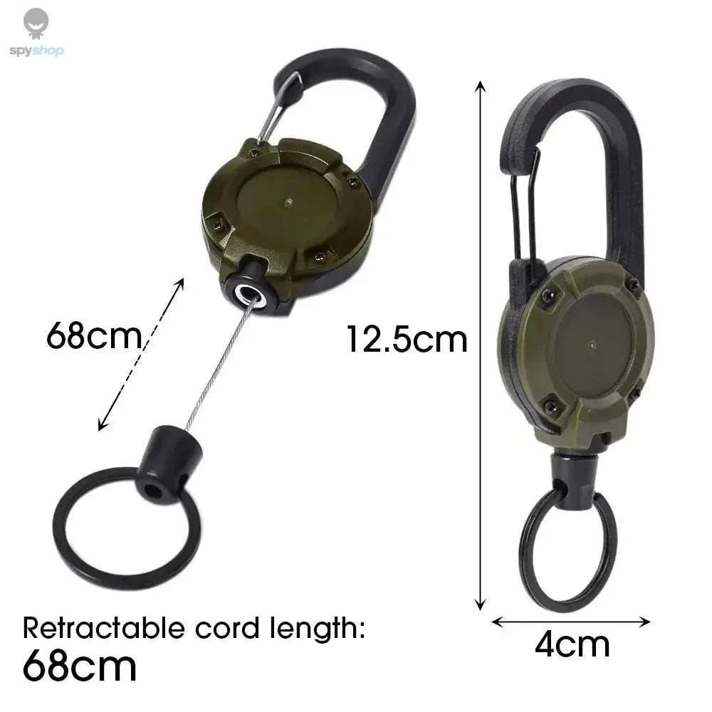 Retractable Rope Carabiner Keychain for Quick, Secure Access - Image 6