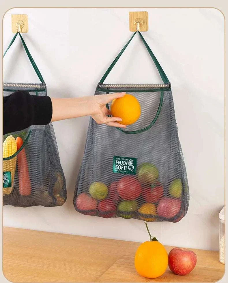 Reusable Hanging Mesh Storage Bag for Fresh Produce - Image 10