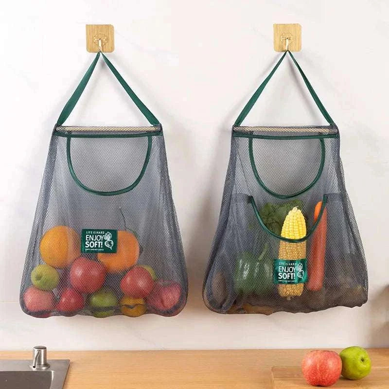 Reusable Hanging Mesh Storage Bag for Fresh Produce - Image 8