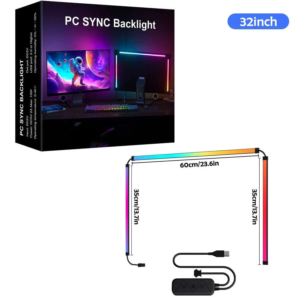 RGB Gaming Light Strip for PC Backlight Sync - Image 12