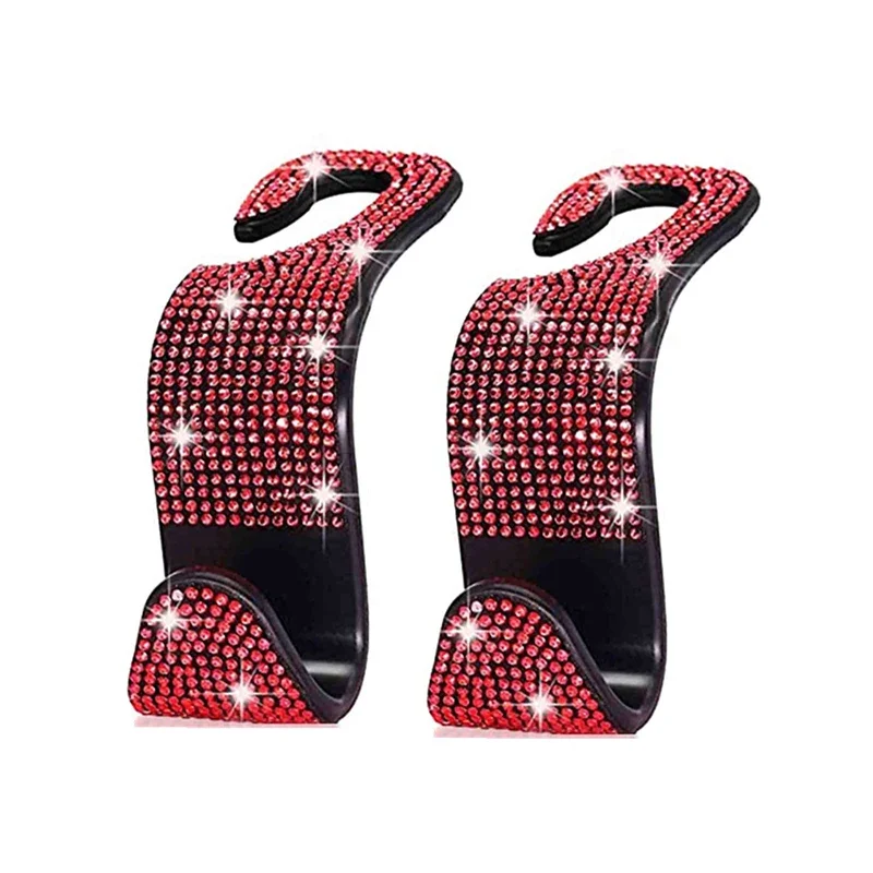 Rhinestone Car Seat Back Hook Hanger for Daily Vehicle Storage - Image 21