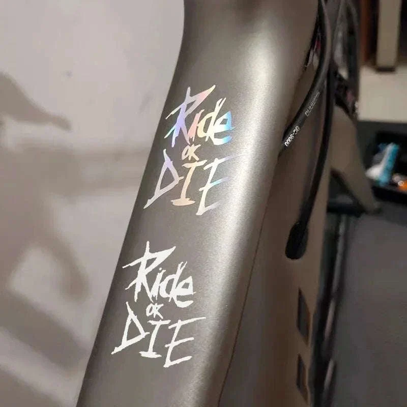 Ride or Die Bike Frame Stickers for Bold Custom Style - Image 4