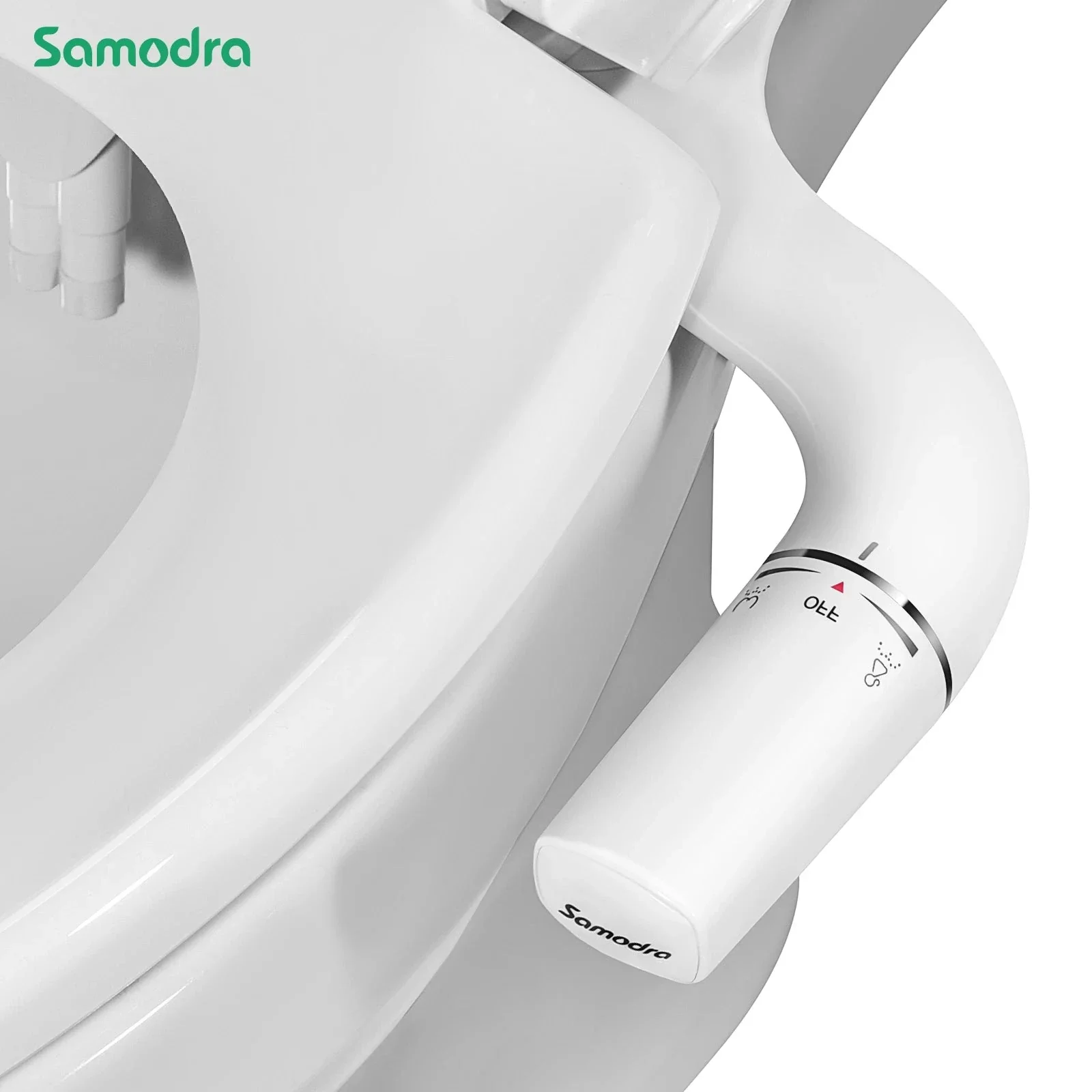 Samodra Dual Nozzle Bidet Sprayer with Right/Left Hand Controls