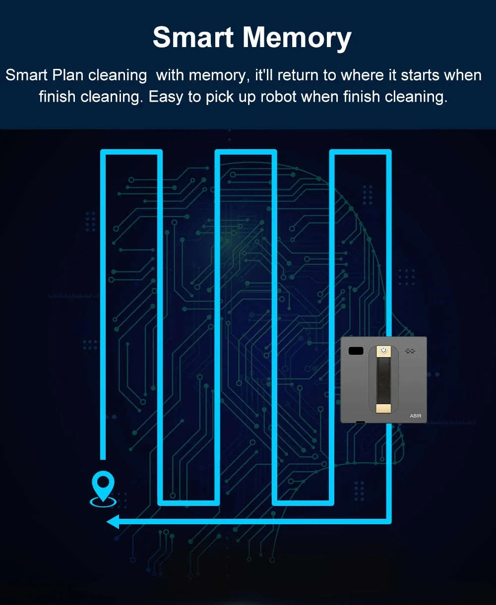 ABIR WD8 Robot Window Cleaner with Dual Spray - Image 16