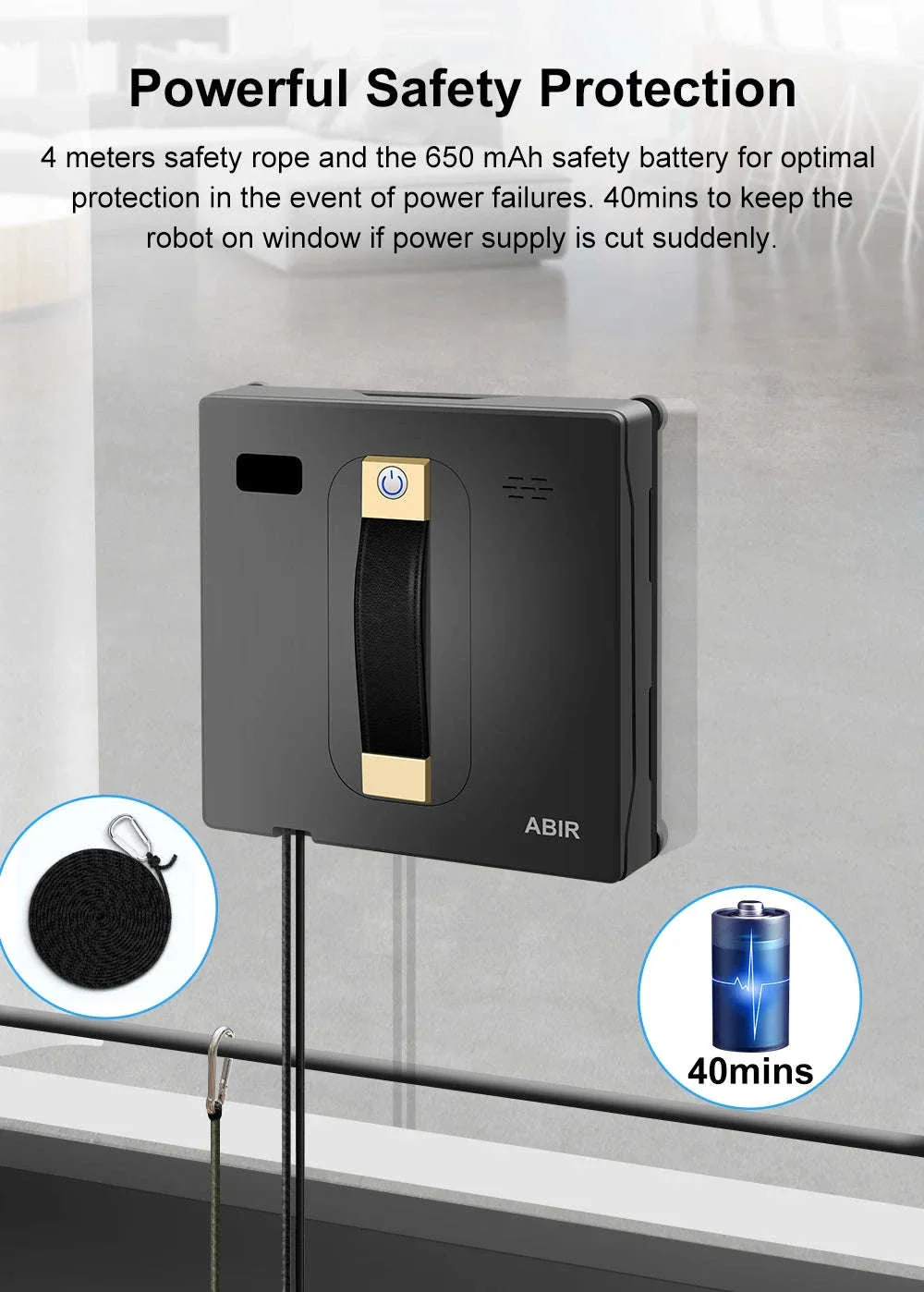 ABIR WD8 Robot Window Cleaner with Dual Spray - Image 23