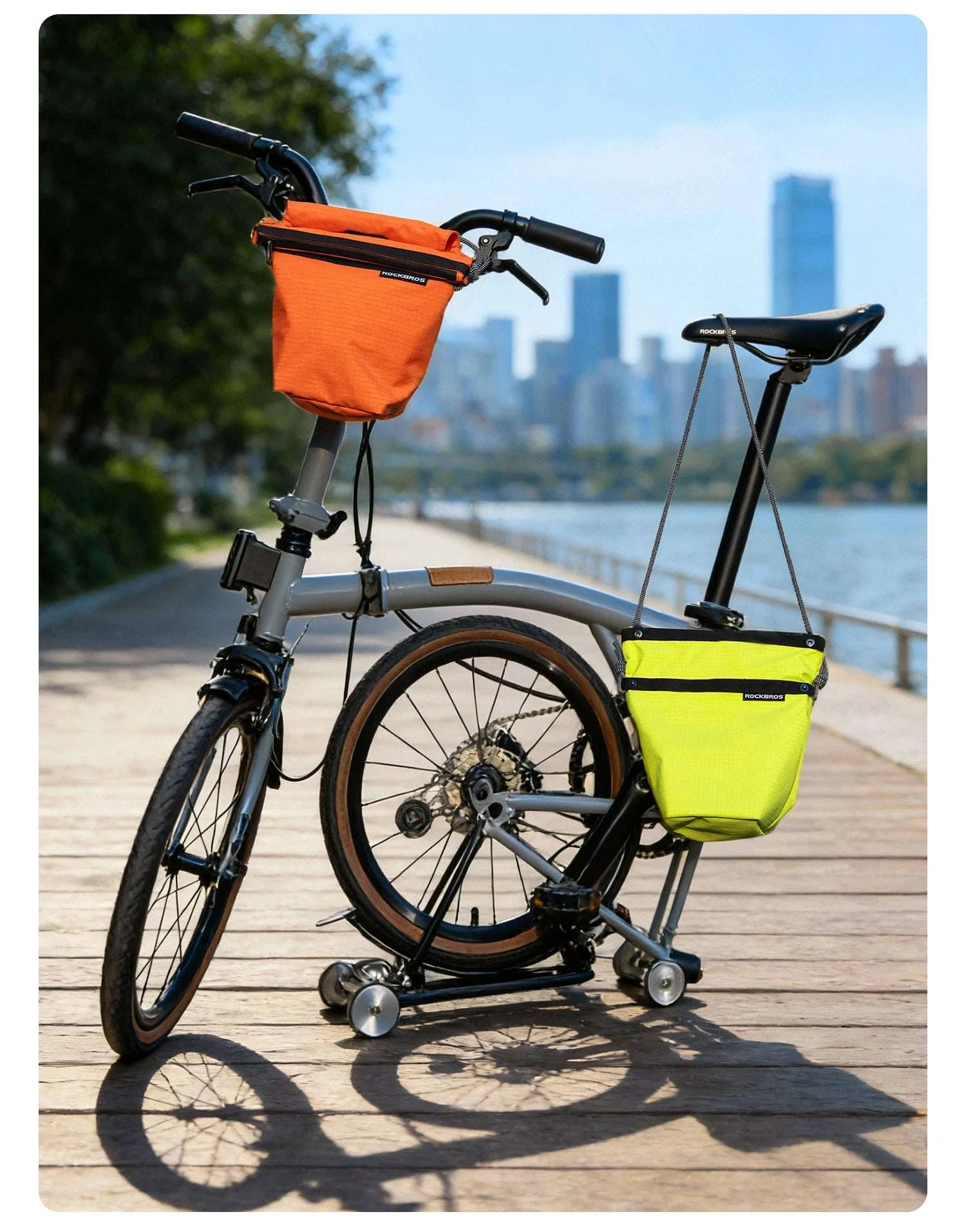 2.5L Waterproof Bike Handlebar Bag with Quick Release Mount - Image 28