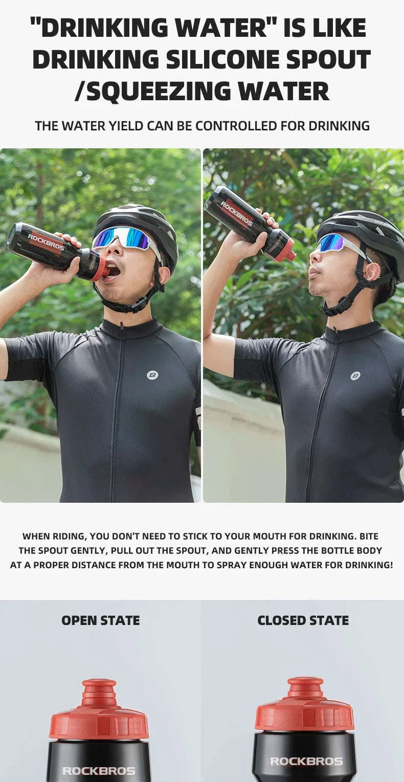 750ml Bicycle Water Bottle Leak-Proof Sports Cycling Drink Bottle - Image 17