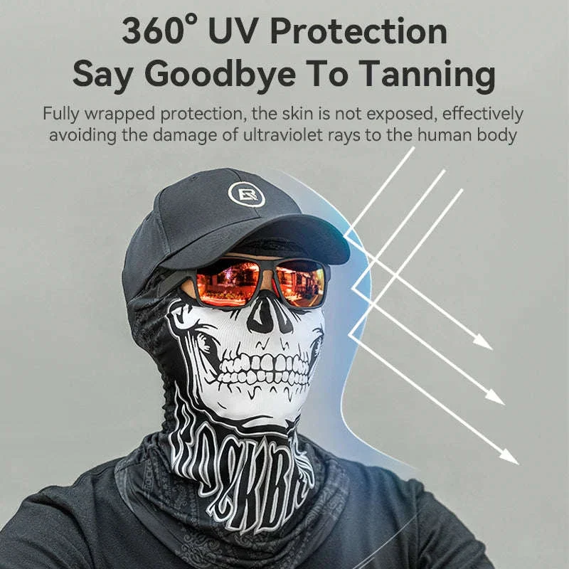 Breathable UV Protection Balaclava Face Mask for Cycling & Riding - Image 3