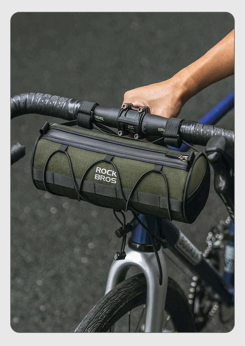 2L Bicycle Handlebar Bag with Shoulder Strap & 3-Point Mount - Image 20