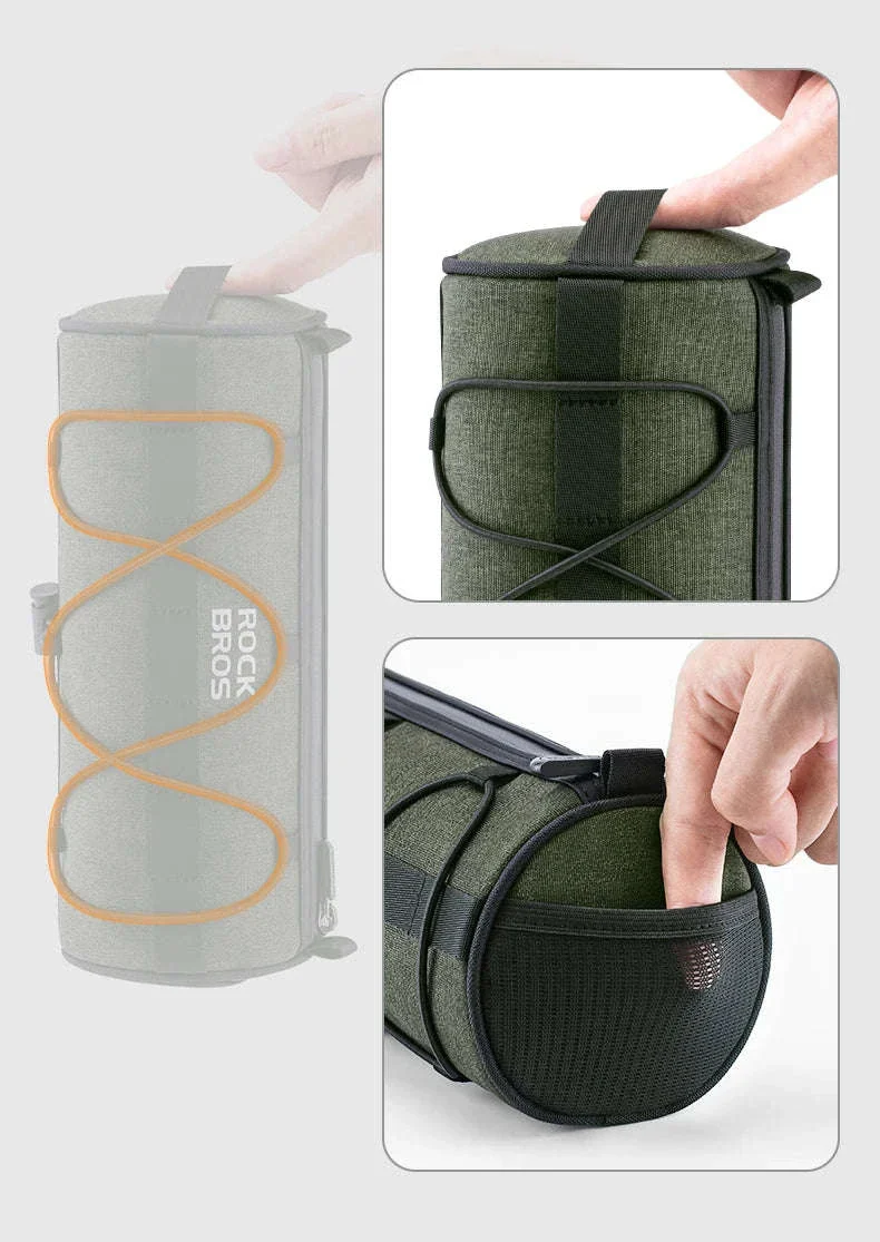 2L Bicycle Handlebar Bag with Shoulder Strap & 3-Point Mount - Image 21