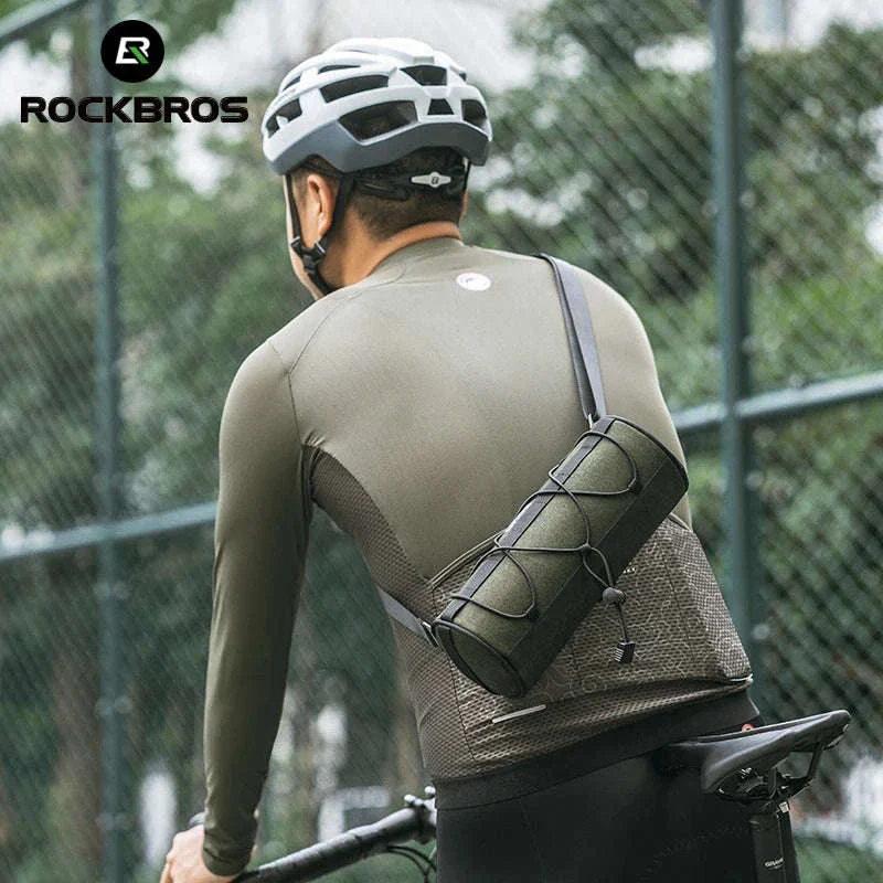2L Bicycle Handlebar Bag with Shoulder Strap & 3-Point Mount - Image 5