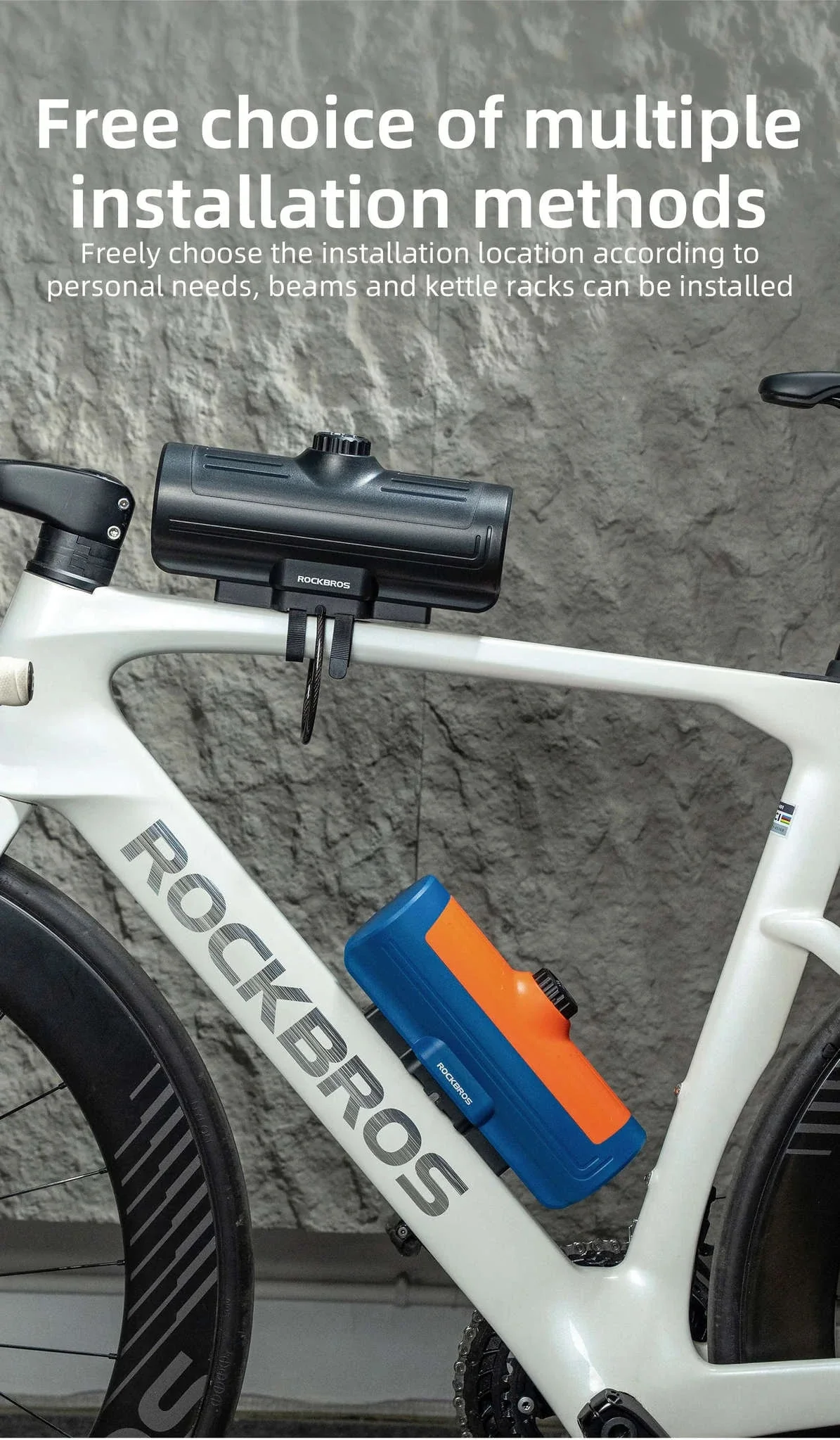 Waterproof Bike Frame Bag with Password Lock 0.7L - Image 15