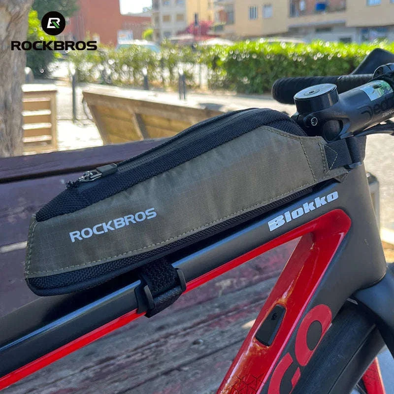 Bike Top Tube Bag Rainproof Nylon Frame Storage