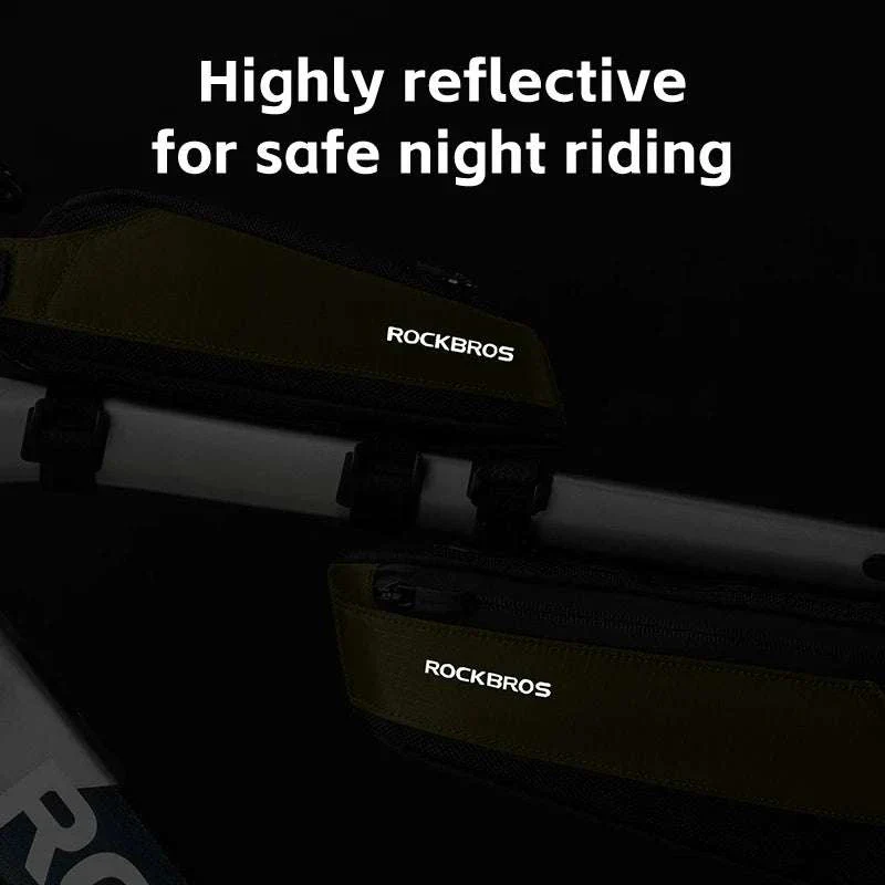 Bike Top Tube Bag Rainproof Nylon Frame Storage - Image 2