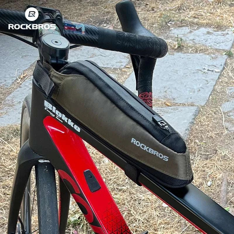 Bike Top Tube Bag Rainproof Nylon Frame Storage - Image 4
