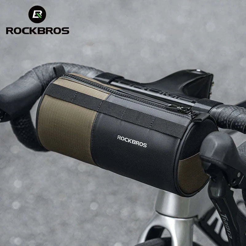 Reflective Bicycle Handlebar Bag, 1.7L Rainproof Front Bag