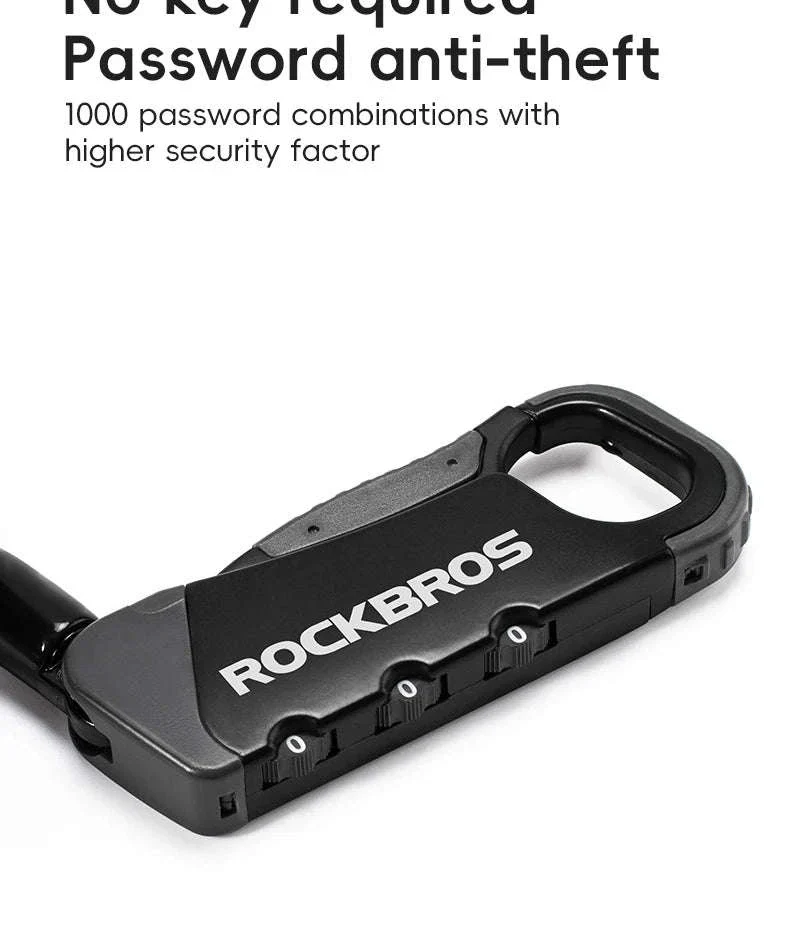 3-Digit Bicycle Cable Lock, 120cm Anti-Theft Lock - Image 15