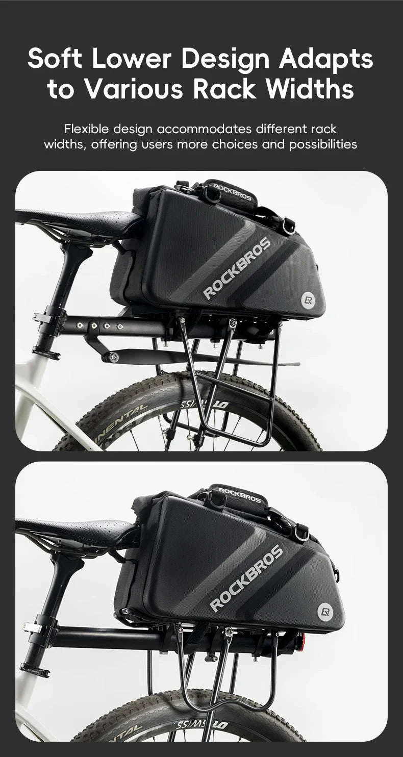 11.6L Bicycle Rear Pannier Bag Double Side Rainproof Storage - Image 11