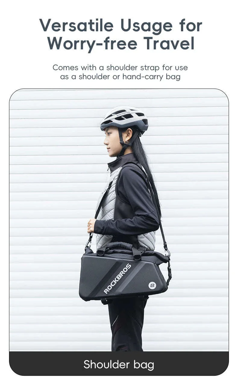 11.6L Bicycle Rear Pannier Bag Double Side Rainproof Storage - Image 13