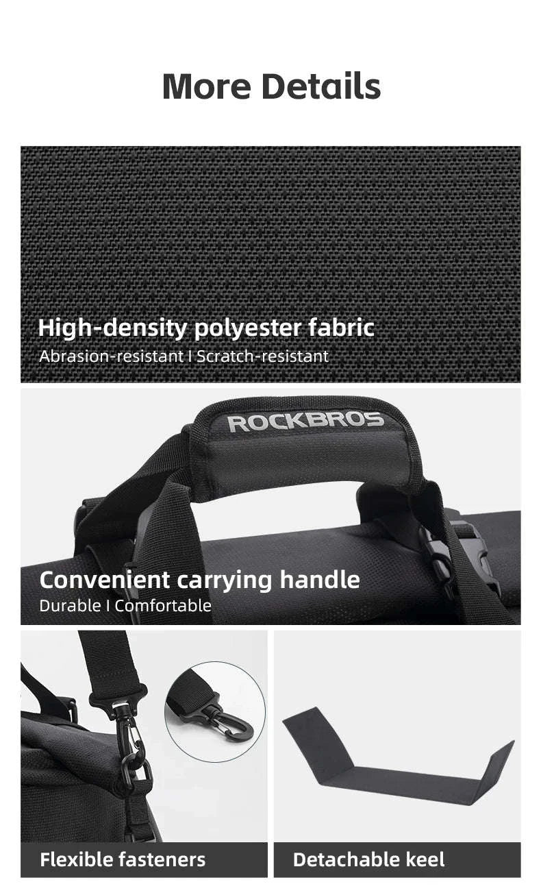 11.6L Bicycle Rear Pannier Bag Double Side Rainproof Storage - Image 16