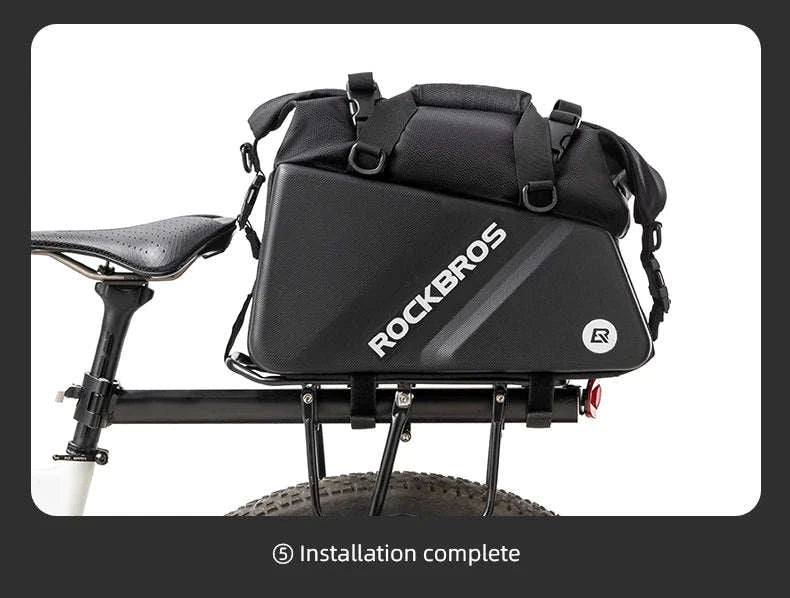 11.6L Bicycle Rear Pannier Bag Double Side Rainproof Storage - Image 18