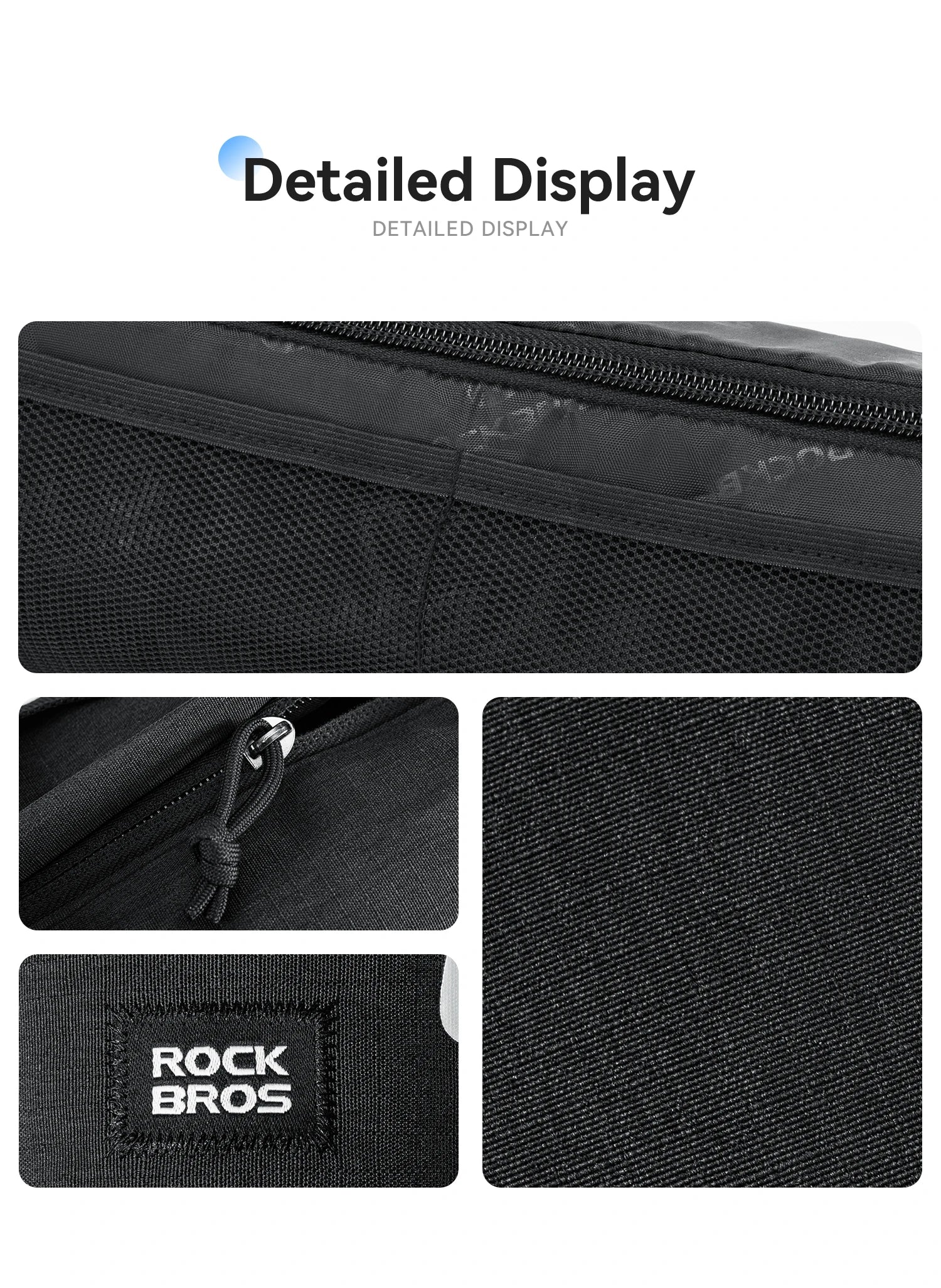 Waterproof Bicycle Cylinder Pannier Bag Adjustable Bike Storage Pack - Image 14