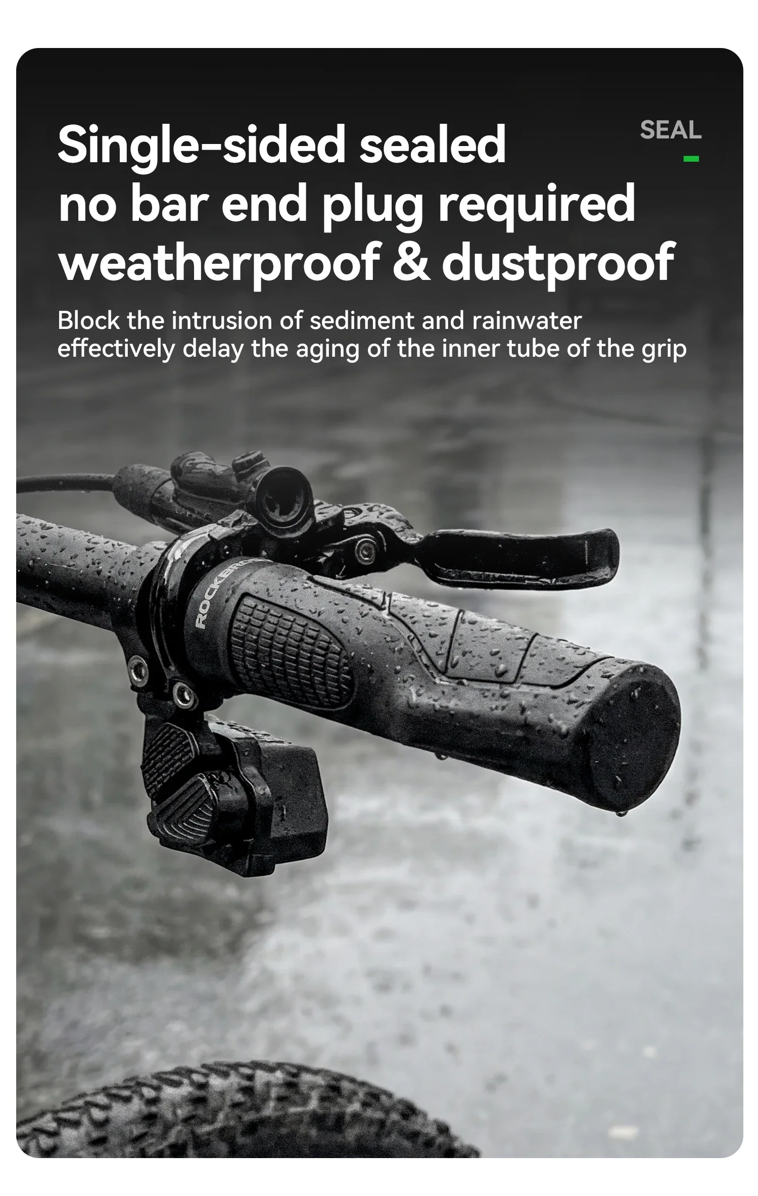 Shockproof Anti-Slip Bicycle Grips 13cm Comfortable Handlebar Cover - Image 15