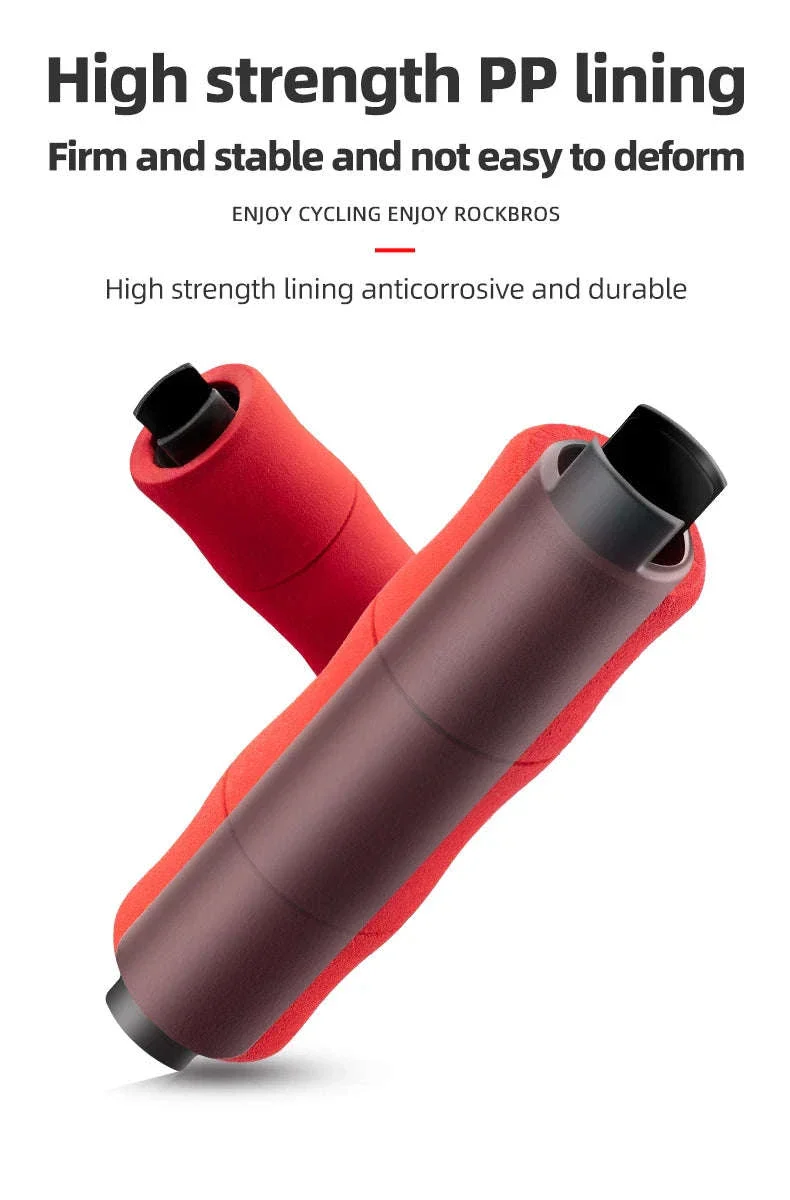 Bicycle Handlebar Grips 22mm EVA Shock-Absorbing Lock-On Pair - Image 14