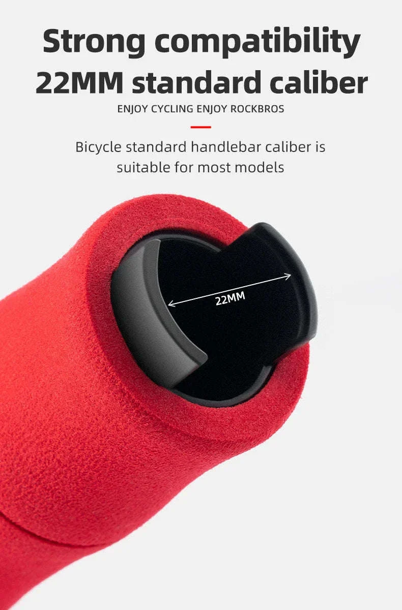 Bicycle Handlebar Grips 22mm EVA Shock-Absorbing Lock-On Pair - Image 15