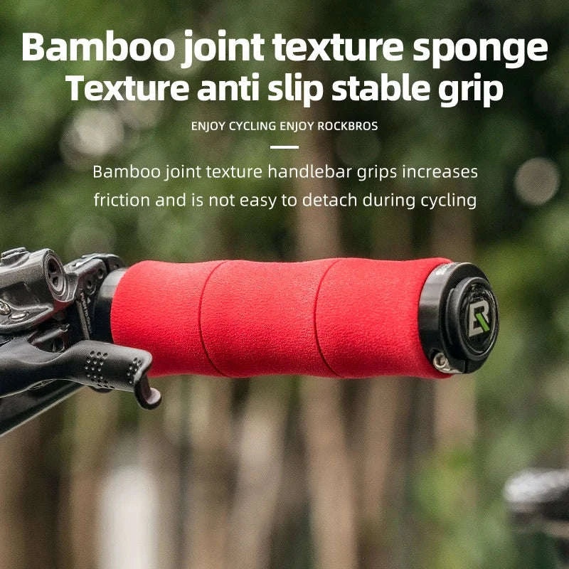 Bicycle Handlebar Grips 22mm EVA Shock-Absorbing Lock-On Pair - Image 3