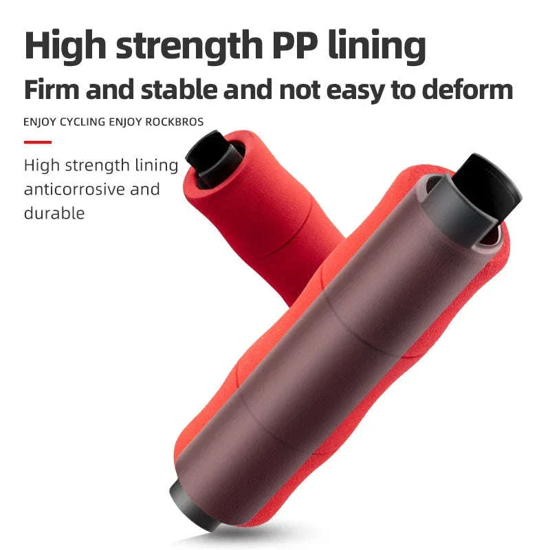 Bicycle Handlebar Grips 22mm EVA Shock-Absorbing Lock-On Pair - Image 5