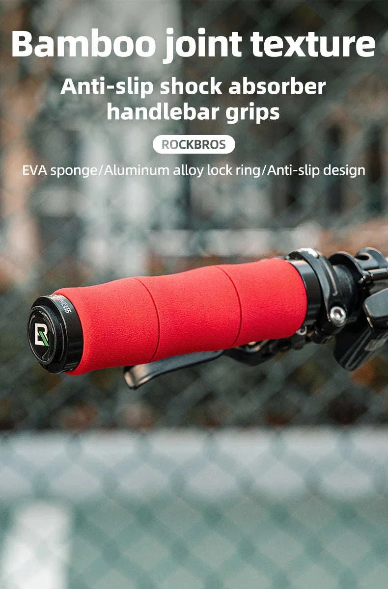 Bicycle Handlebar Grips 22mm EVA Shock-Absorbing Lock-On Pair - Image 7