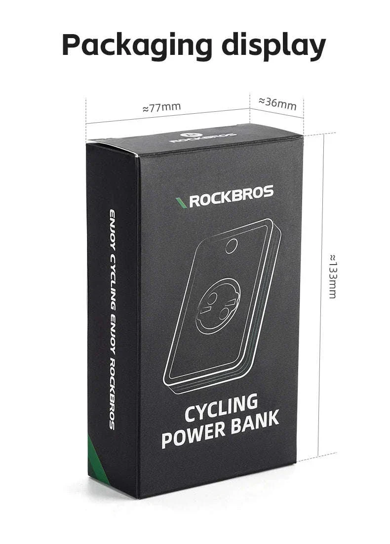 Bicycle Front Light RL-S2, IPX6 Waterproof 10000mAh - Image 24