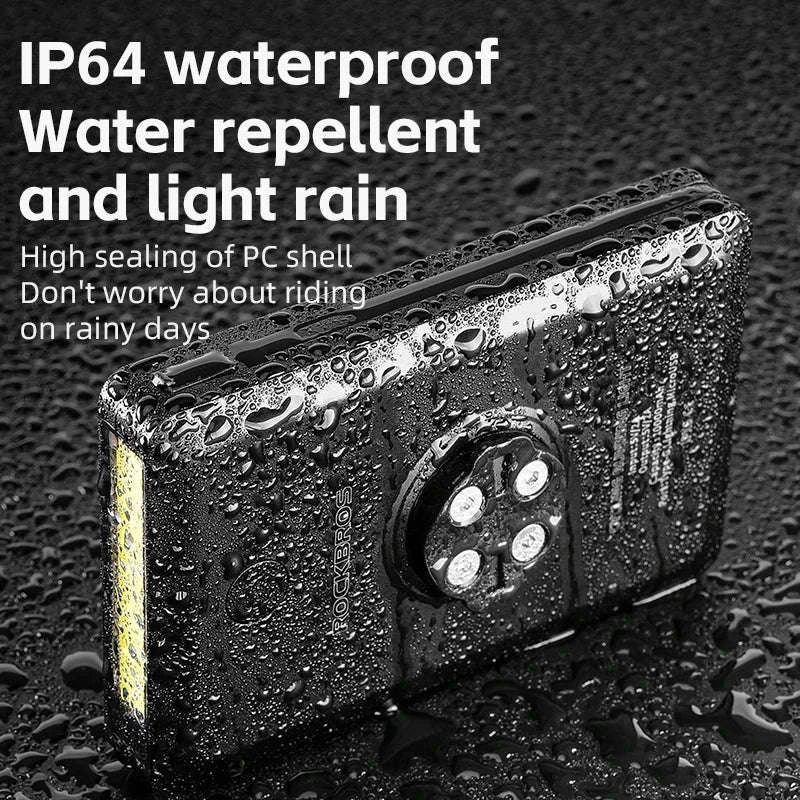 Bicycle Front Light RL-S2, IPX6 Waterproof 10000mAh - Image 4