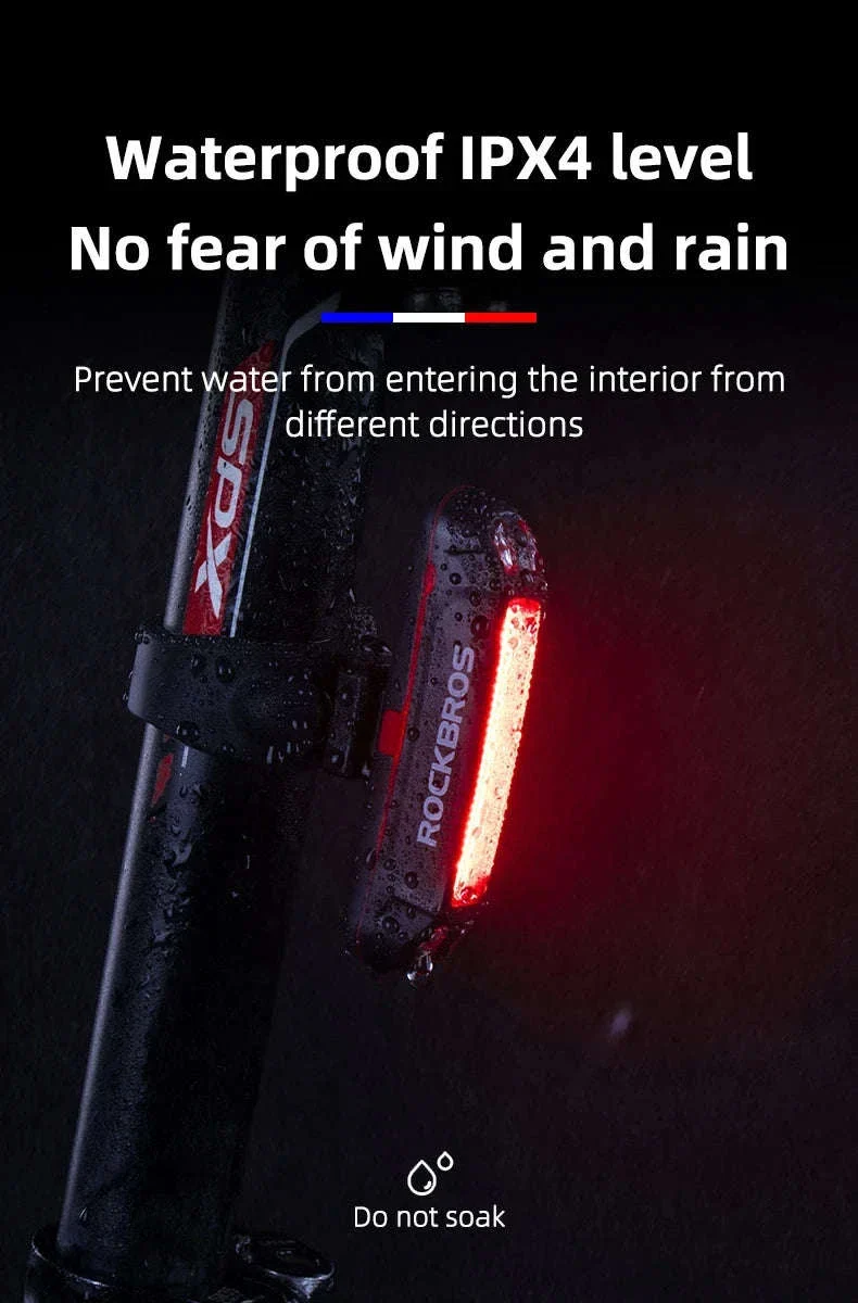 Waterproof Bike Taillight LED Rear Light with Multiple Modes - Image 11
