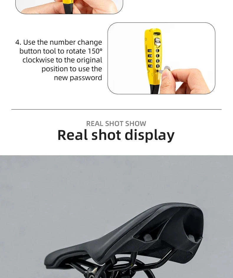 1.5m Cable Lock for Bikes, E-Bikes and Helmets - Image 18