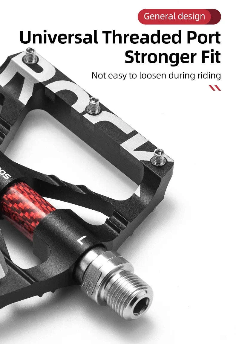 Aluminum Alloy Bike Pedals with Non-Slip Grip & Reflective Safety - Image 12